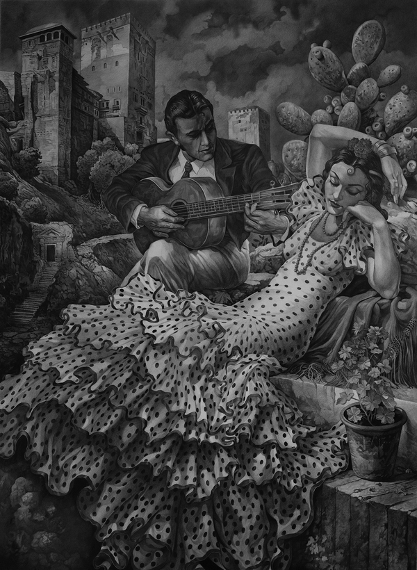 'La Gitana' Fine Art Print